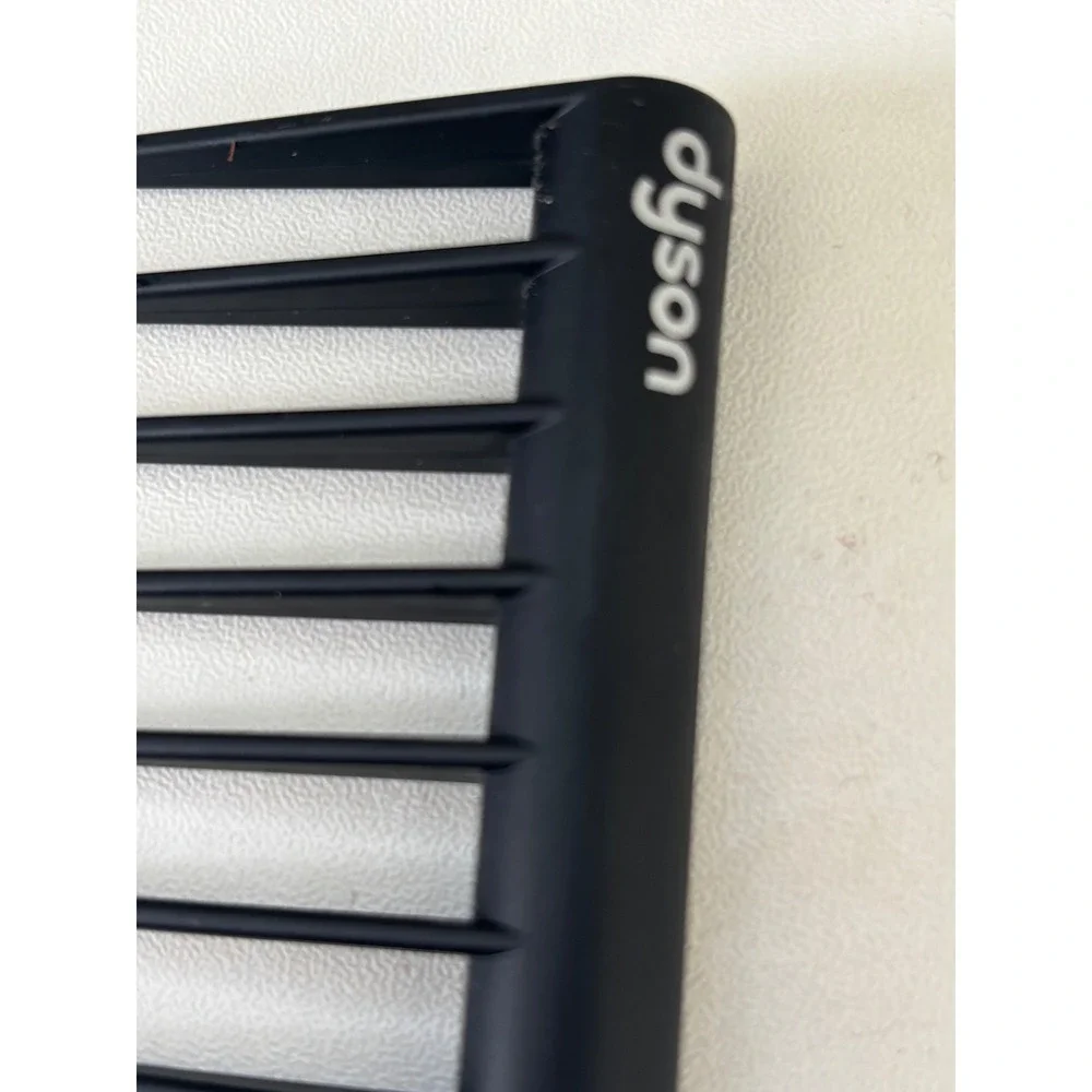 Dyson Detangling Comb Black Nickel Wide Tooth Hair Styling Tool